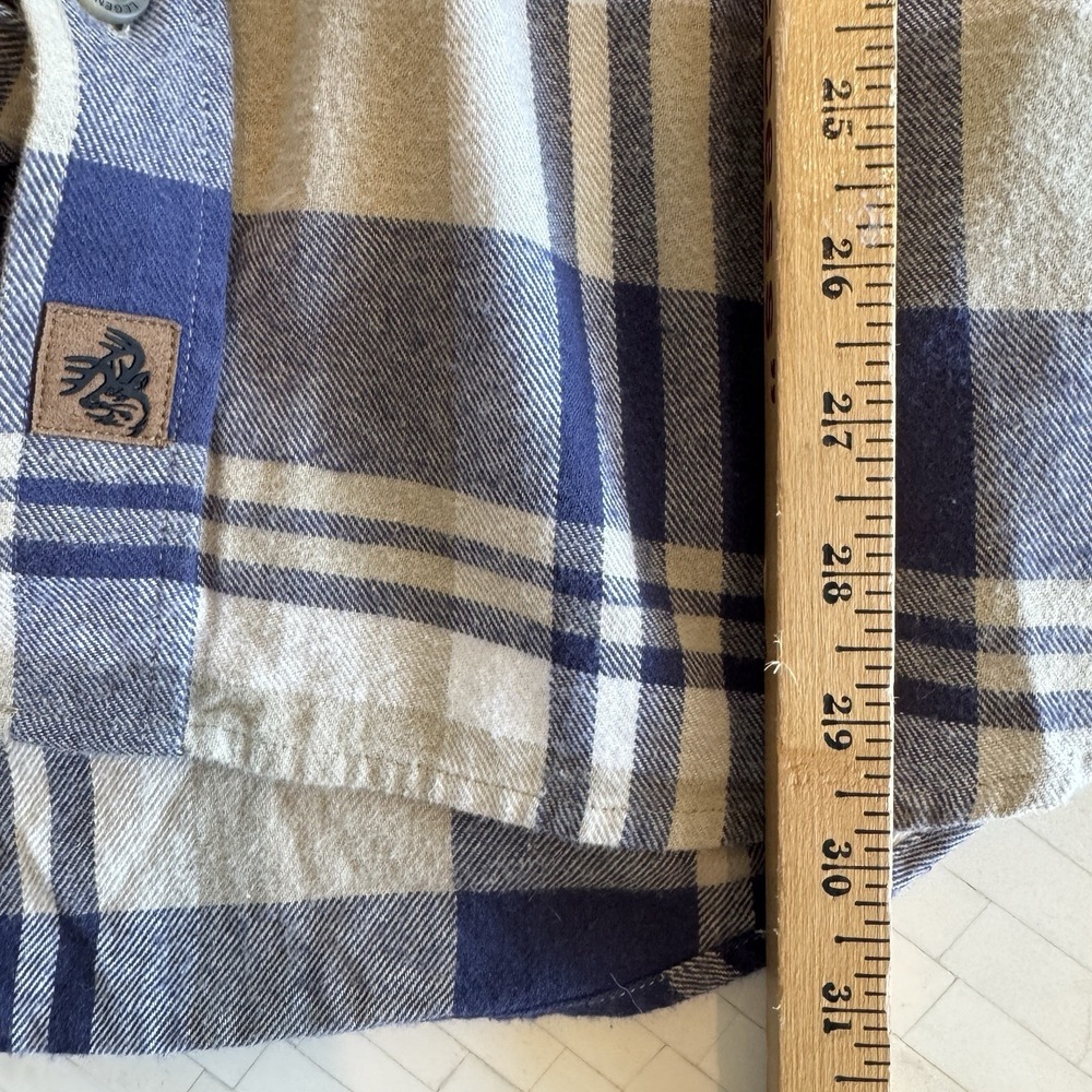 Legendary Whitetails Men's LT Buck Camp Flannel‎ Long Sleeve Plaid Button Shirt - Picture 7 of 9